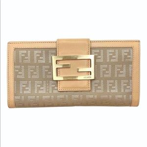 SOLD Authentic Fendi FF Long Wallet